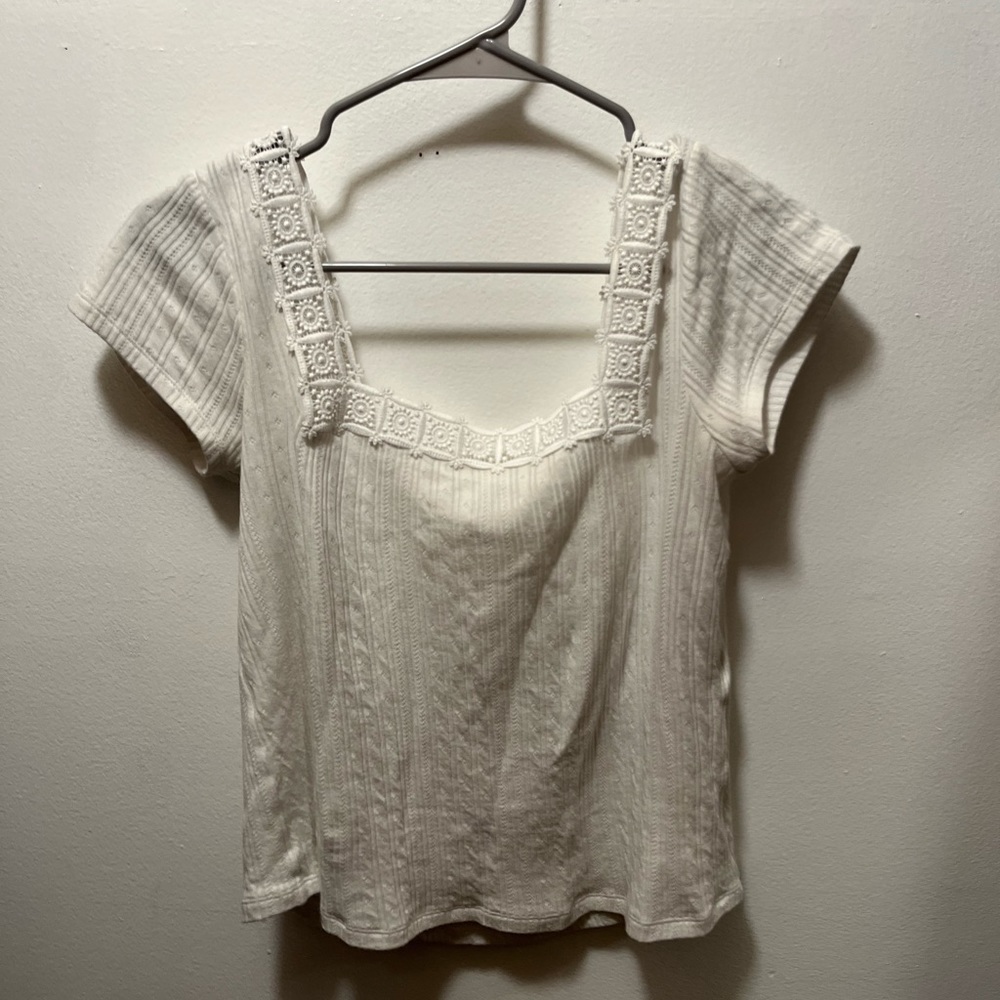 Sézane white top XS
